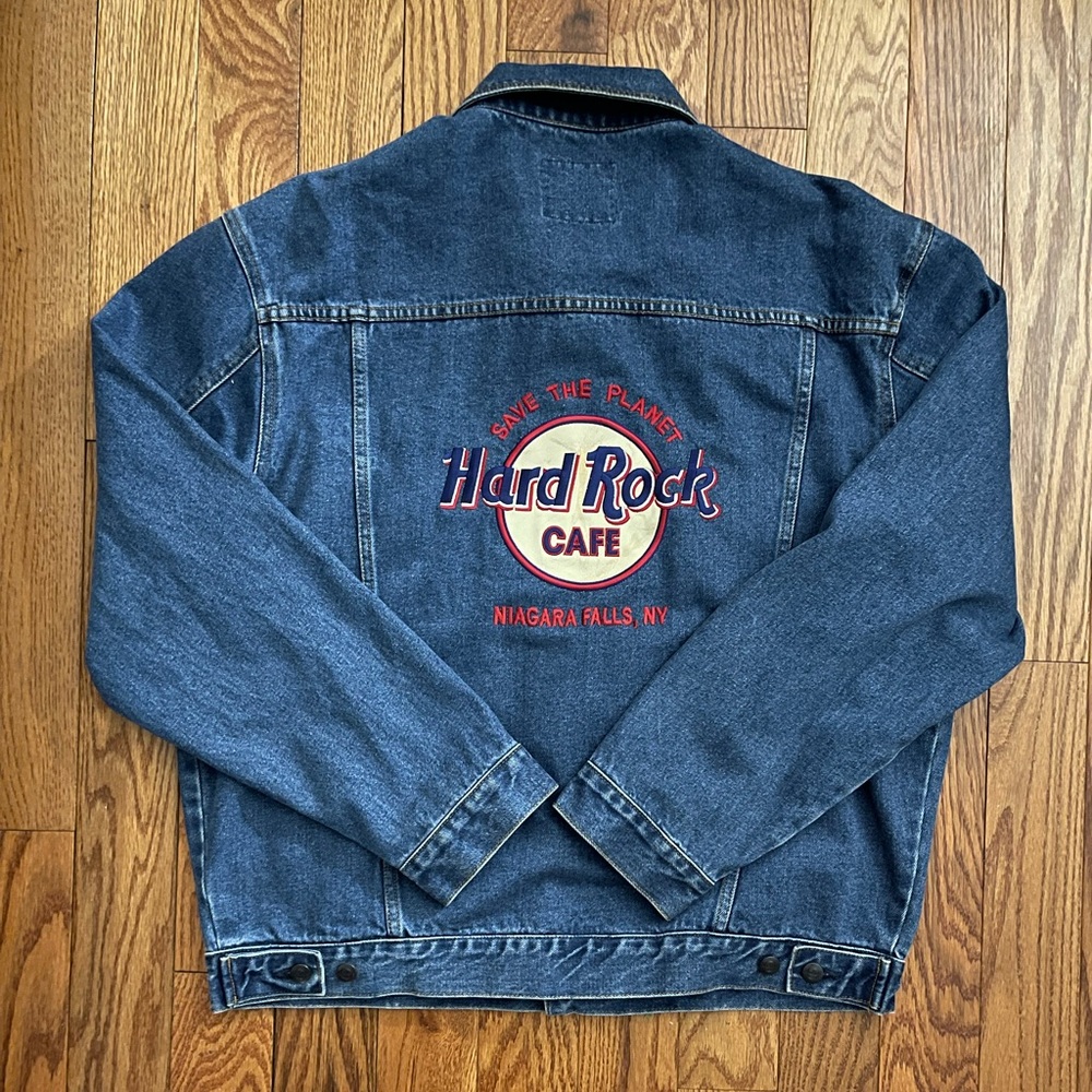 Hard Rock Cafe Denim Jacket Vintage